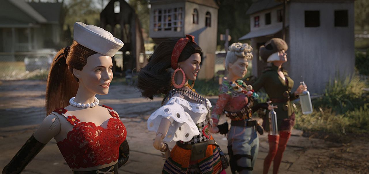 Bienvenidos a Marwen : Foto Merritt Wever, Leslie Mann, Gwendoline Christie, Eiza Gonzalez