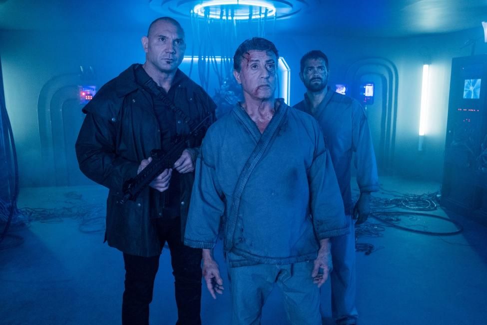 Foto Jesse Metcalfe, Dave Bautista, Sylvester Stallone