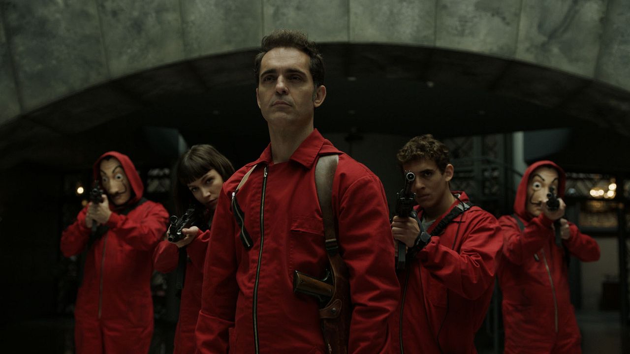 La Casa De Papel : Foto Úrsula Corberó, Pedro Alonso, Miguel Herrán