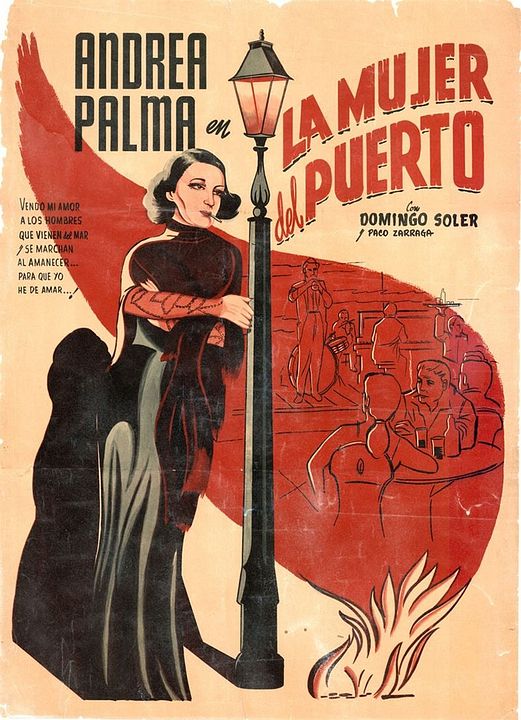La mujer del puerto : Póster