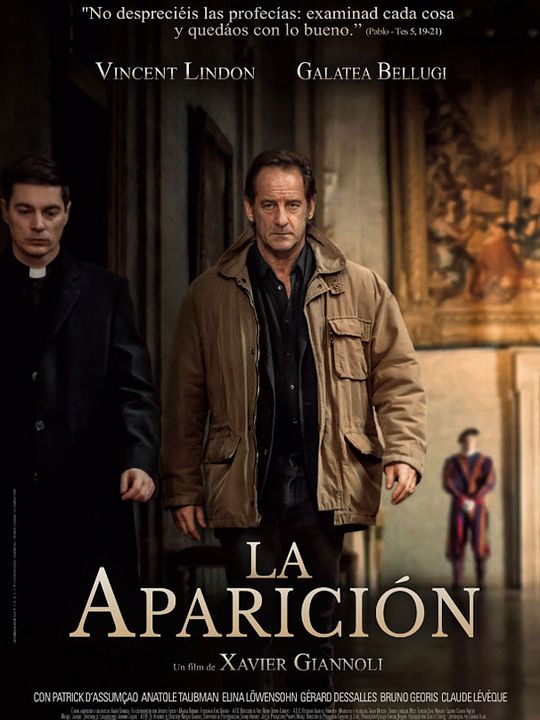 La aparición : Póster