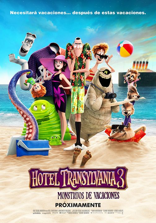 Hotel Transylvania 3: Monstruos de vacaciones : Póster