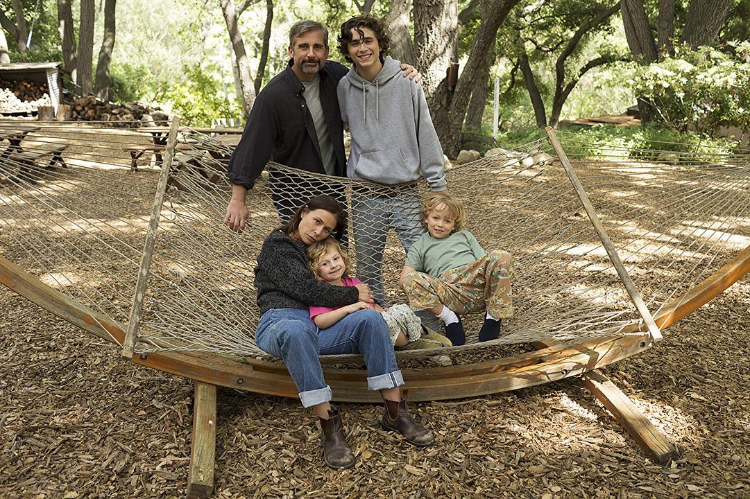 Beautiful Boy: siempre serás mi hijo : Foto Maura Tierney, Steve Carell, Timothée Chalamet, Christian Convery