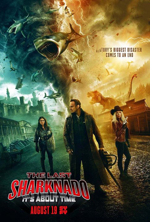 The Last Sharknado: It's About Time : Póster