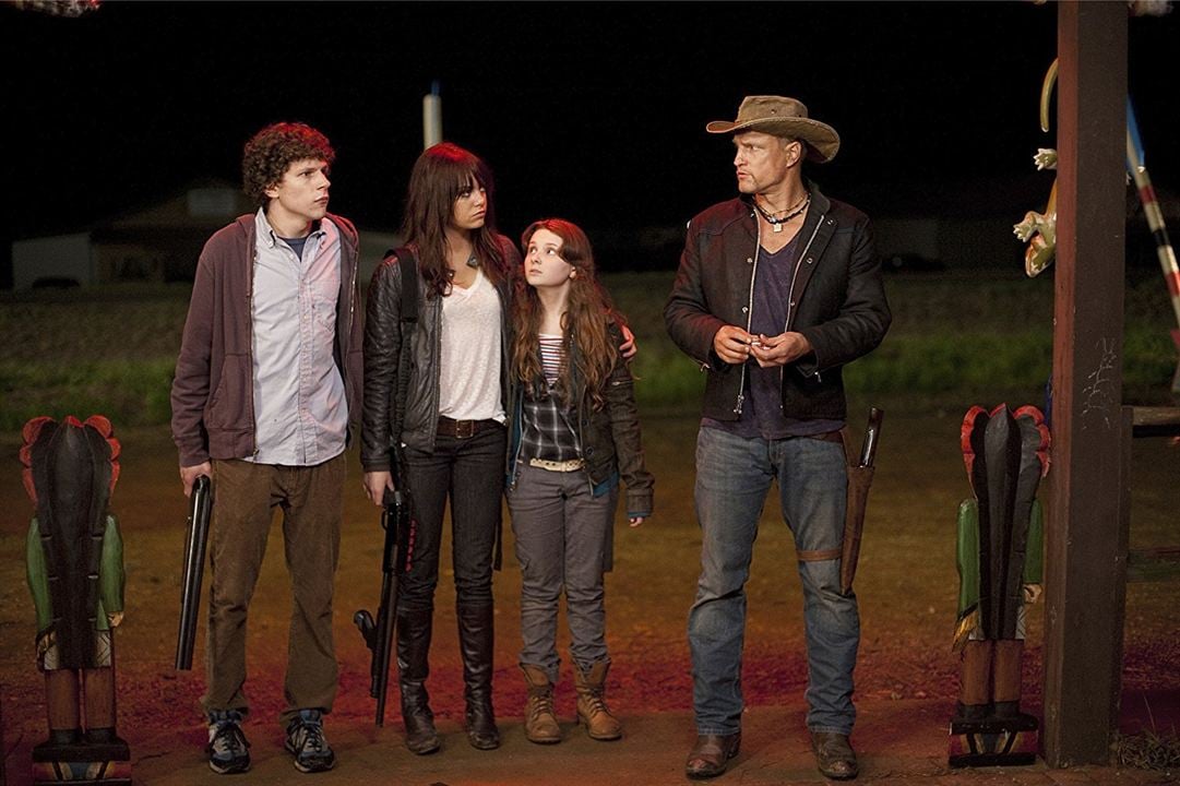 Zombieland : Foto Woody Harrelson, Jesse Eisenberg, Abigail Breslin, Ruben Fleischer, Emma Stone