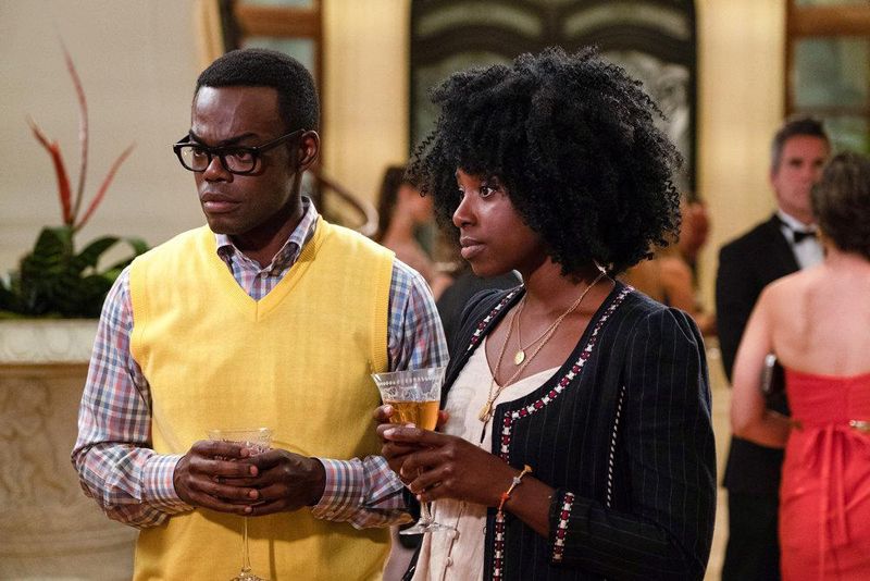 The Good Place : Foto Kirby Howell-Baptiste, William Jackson Harper