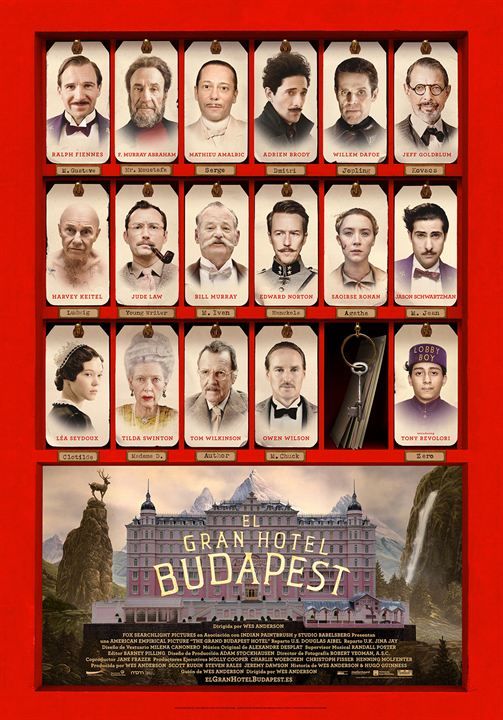 El gran Hotel Budapest : Póster