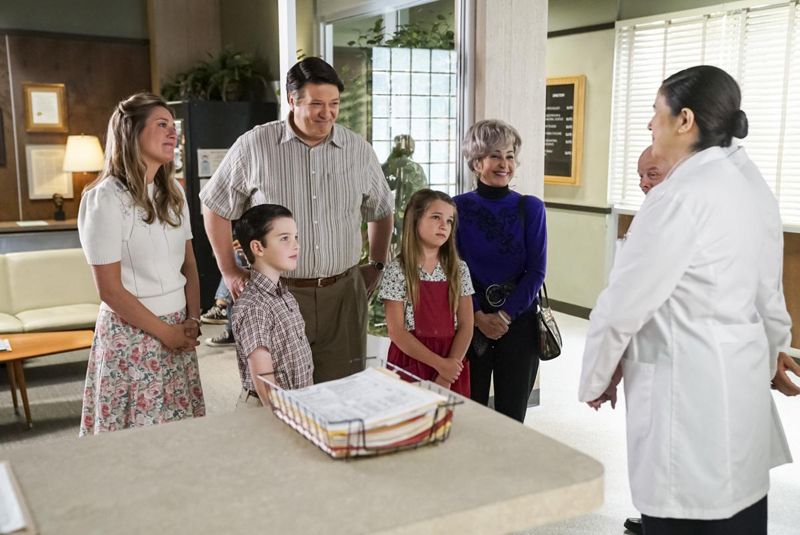 El joven Sheldon : Foto Wallace Shawn, Annie Potts, Iain Armitage