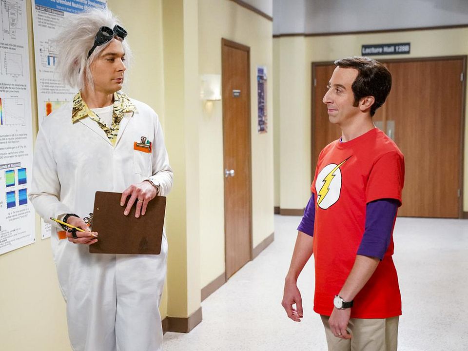 The Big Bang Theory : Póster Jim Parsons, Simon Helberg