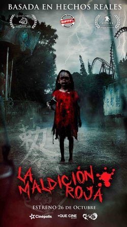 La maldición roja : Póster