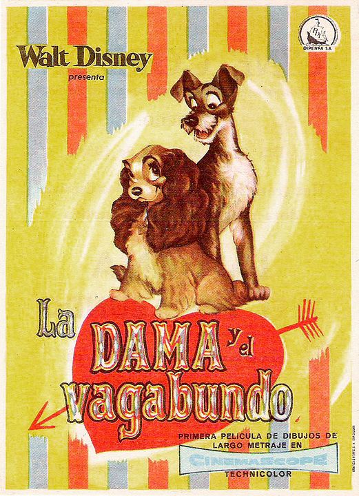 La dama y el vagabundo : Póster