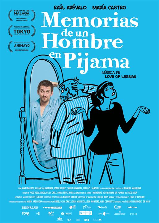 Memorias de un hombre en pijama : Póster