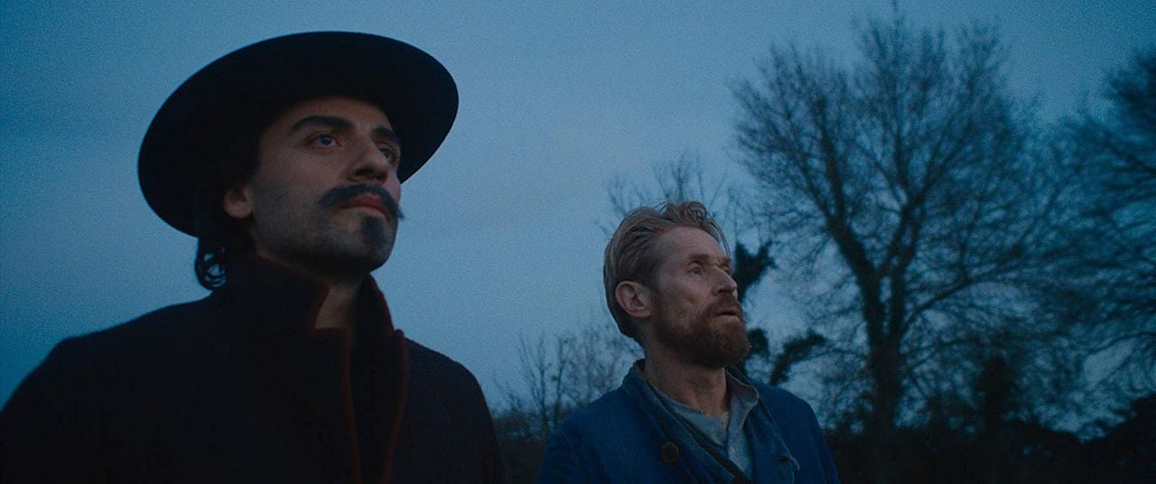 Van Gogh en la puerta de la eternidad : Foto Willem Dafoe, Oscar Isaac