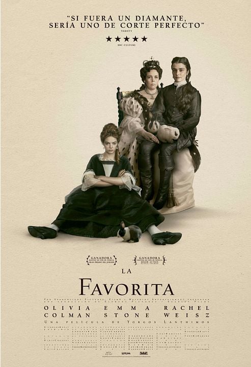 La favorita : Póster