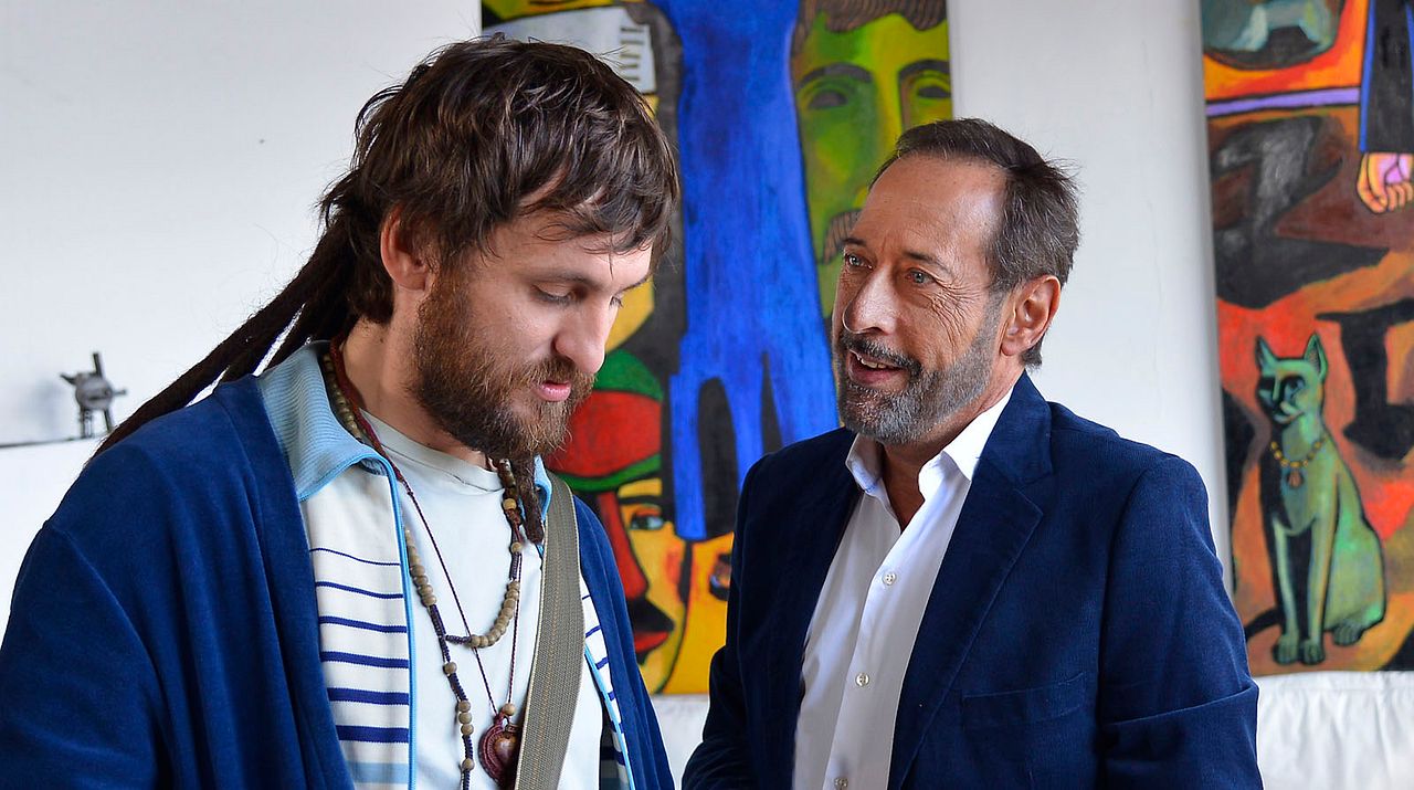 Foto Raúl Arévalo, Guillermo Francella