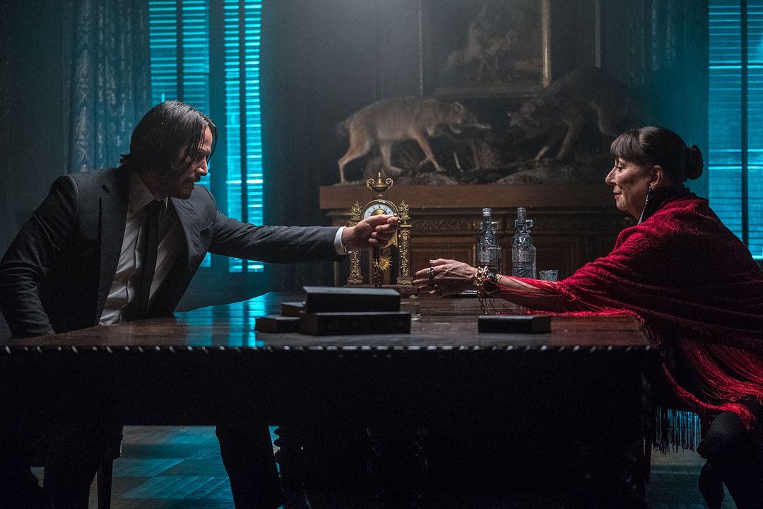 John Wick 3: Parabellum : Foto Anjelica Huston, Keanu Reeves