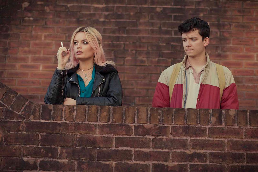Sex Education : Foto Emma Mackey, Asa Butterfield