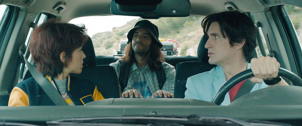 Foto Tarek Boudali, Élodie Fontan, Philippe Lacheau