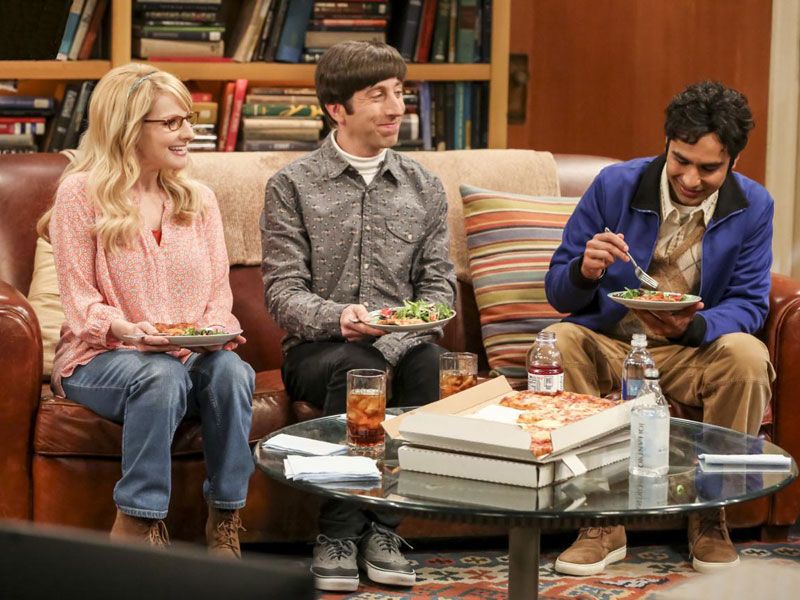 The Big Bang Theory : Foto Melissa Rauch, Kunal Nayyar, Simon Helberg