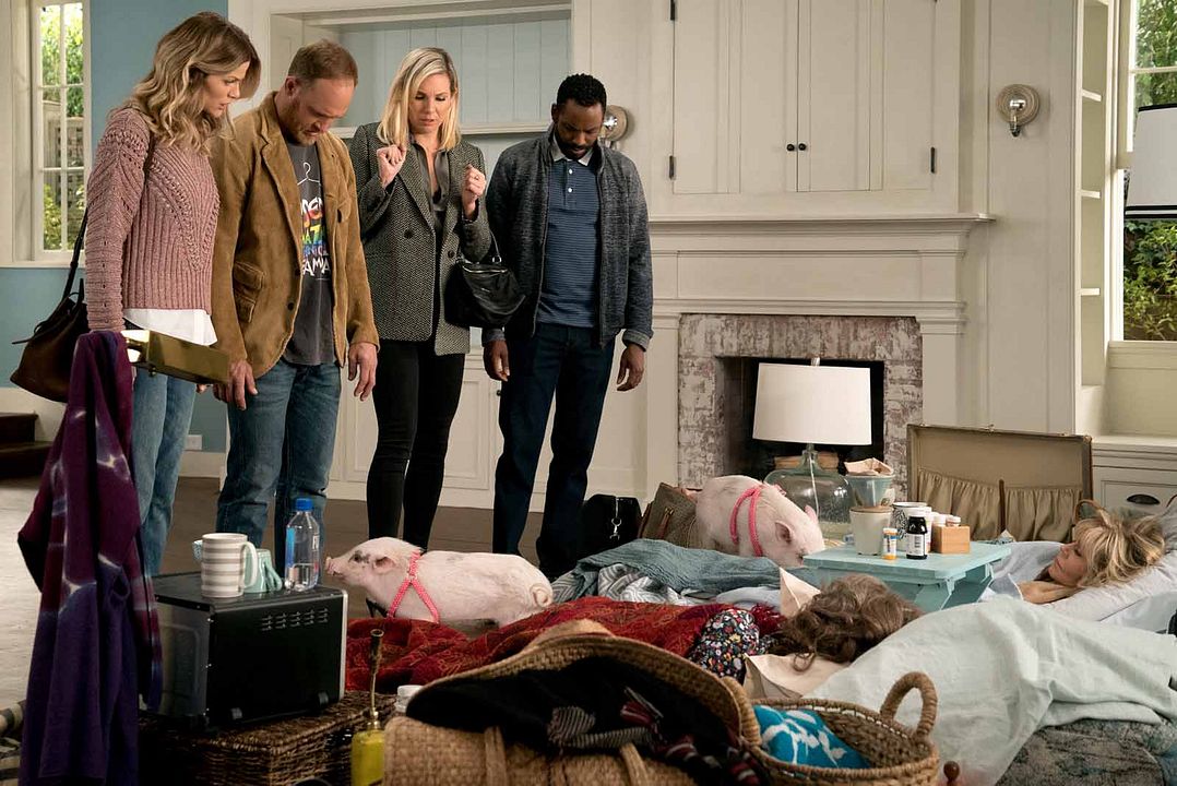 Grace and Frankie : Foto June Diane Raphael, Jane Fonda, Baron Vaughn, Brooklyn Decker