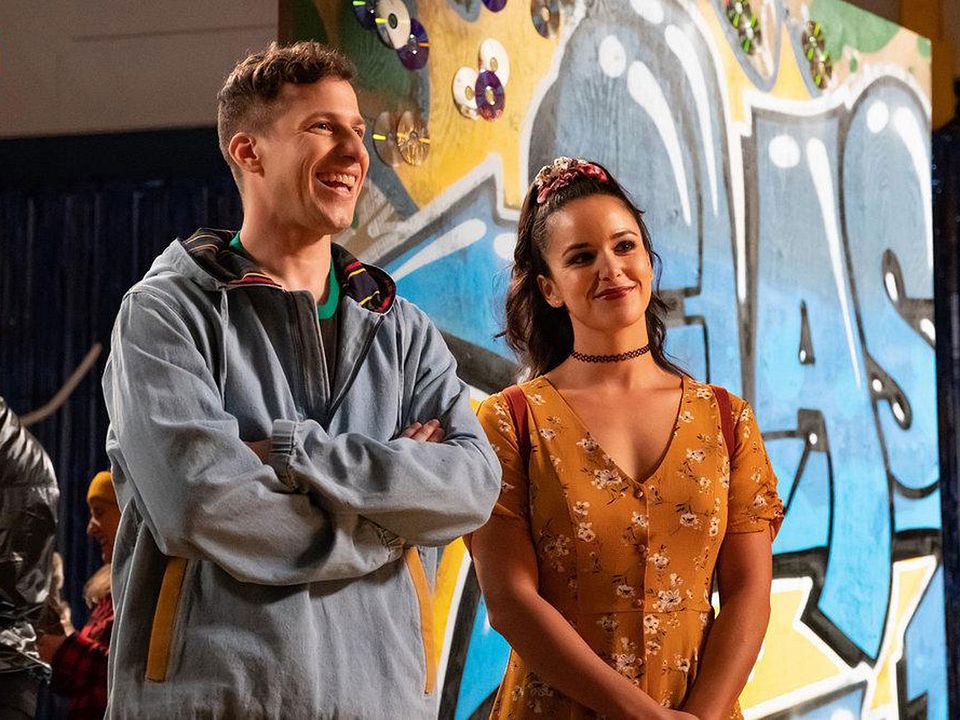 Brooklyn, Precinto 99 : Foto Melissa Fumero, Andy Samberg