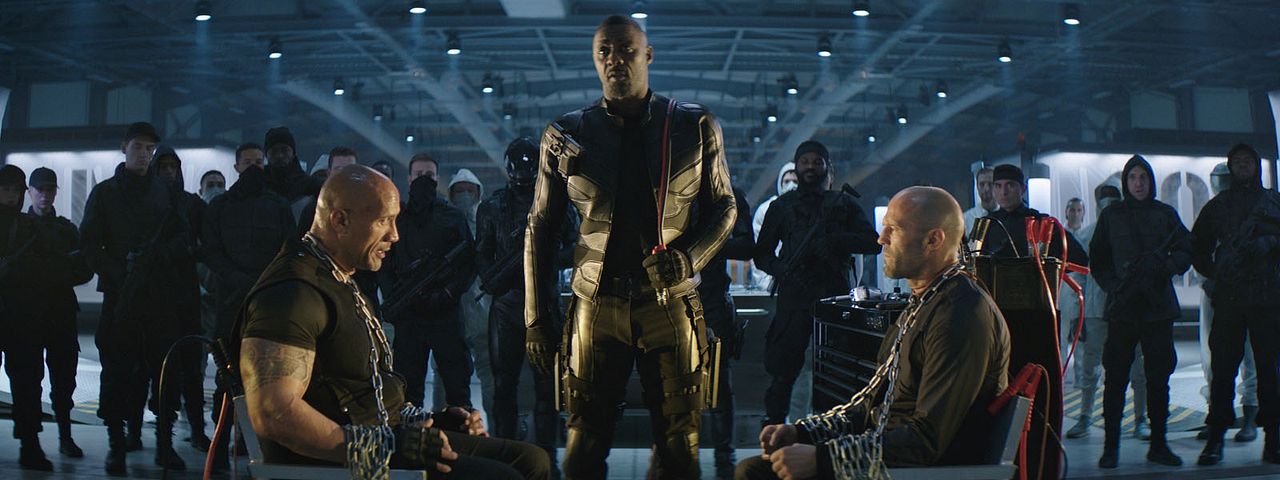 Rápidos y furiosos: Hobbs & Shaw : Foto Jason Statham, Dwayne Johnson, Idris Elba