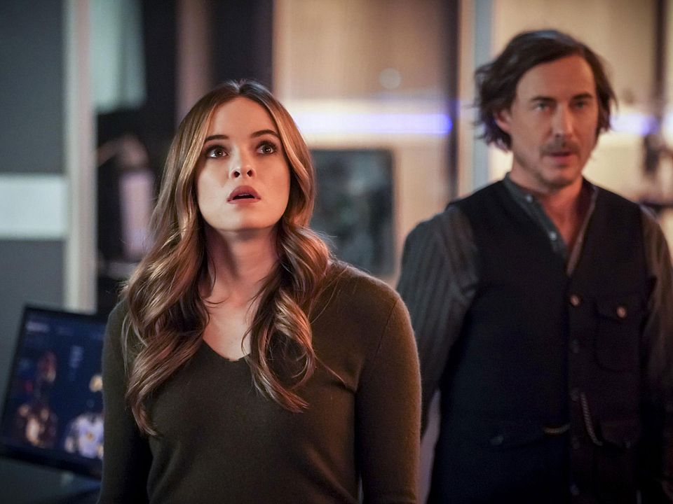 Flash : Foto Danielle Panabaker, Tom Cavanagh