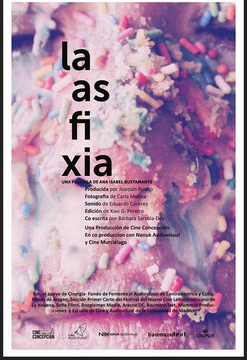La asfixia : Póster