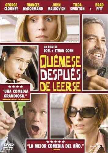 Quémese después de leerse : Póster