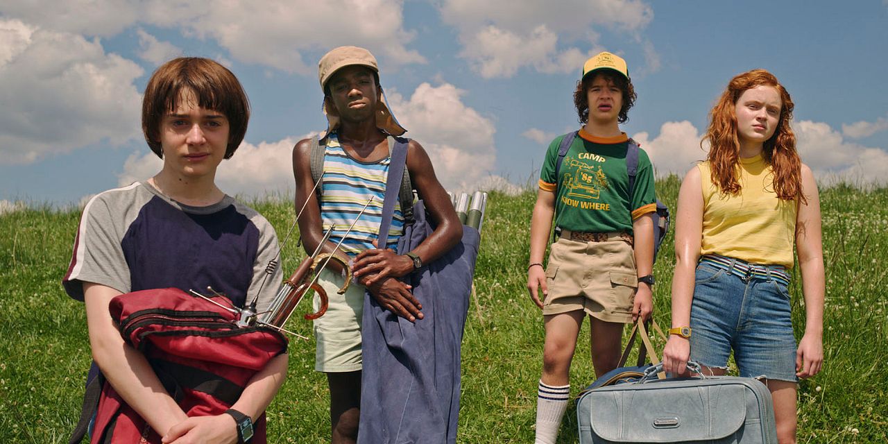 Foto Sadie Sink, Caleb McLaughlin, Noah Schnapp, Gaten Matarazzo