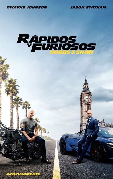 Rápidos y furiosos: Hobbs & Shaw : Póster