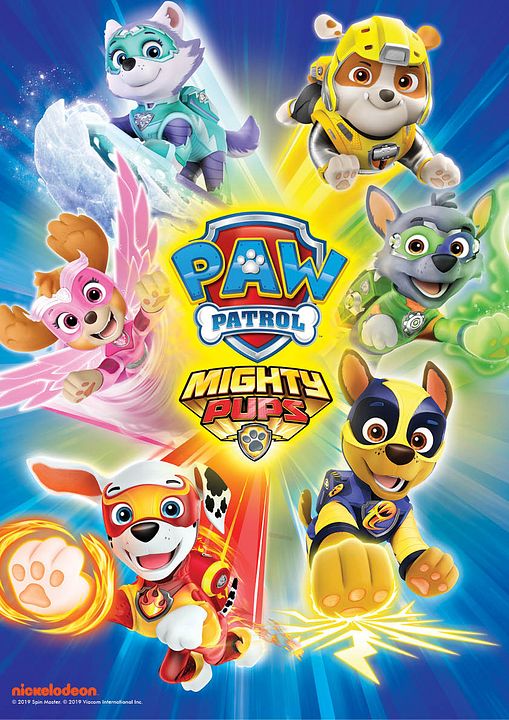 Paw Patrol: Mighty Pups : Póster