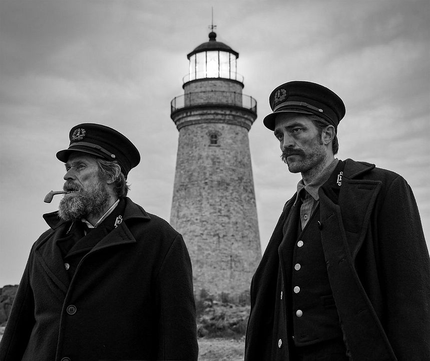 El faro : Foto Willem Dafoe, Robert Pattinson