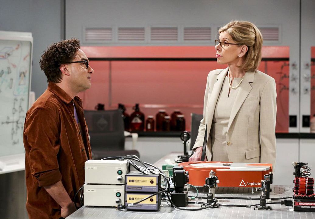 The Big Bang Theory : Foto Johnny Galecki, Christine Baranski