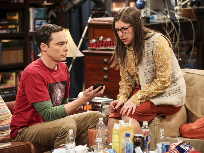 The Big Bang Theory : Foto Jim Parsons, Mayim Bialik