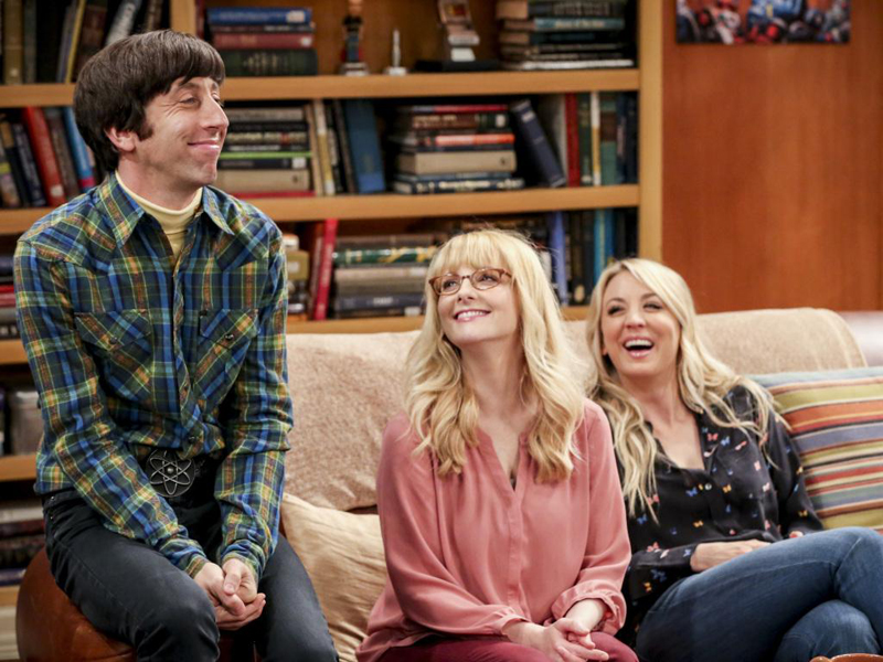 The Big Bang Theory : Foto Melissa Rauch, Simon Helberg, Kaley Cuoco