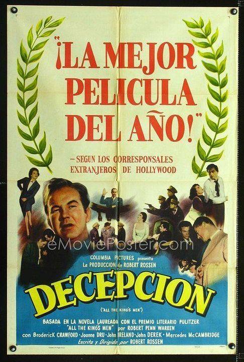 Decepción : Póster