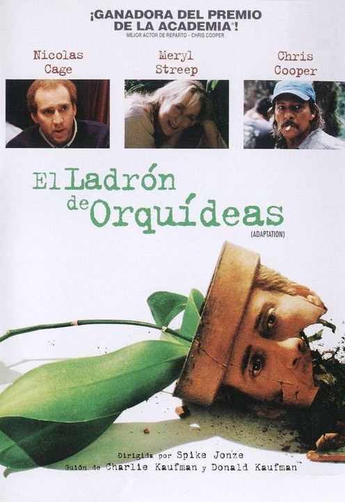 El ladrón de orquídeas : Póster
