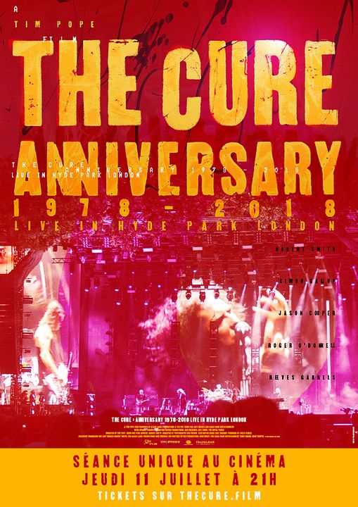 The Cure: Aniversario en vivo en Hyde Parks : Póster