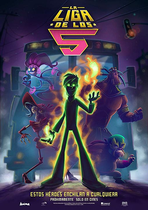 La liga de los 5 : Póster
