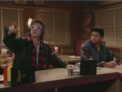 Tres por tres : Póster