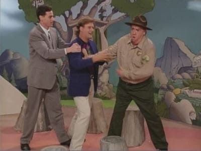 Tres por tres : Póster