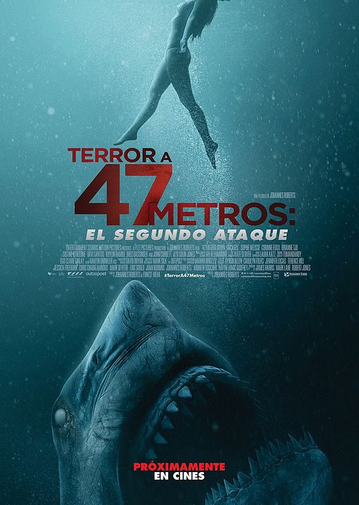 Terror a 47 metros: El segundo ataque : Póster