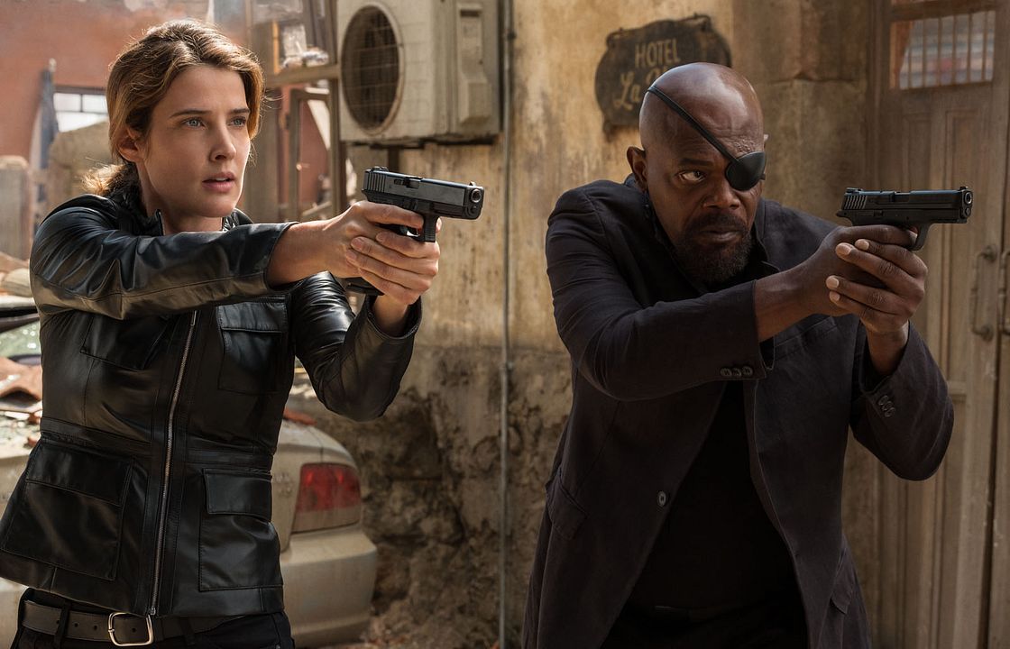 Spider-Man: Lejos de casa : Foto Cobie Smulders, Samuel L. Jackson