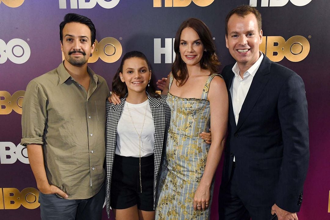 Cobertura de revista Lin-Manuel Miranda, Otto Bathurst, Ruth Wilson, Dafne Keen