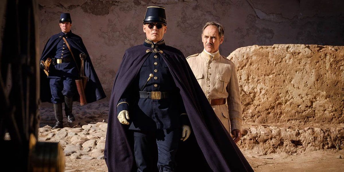 Esperando a los Bárbaros : Foto Mark Rylance, Johnny Depp