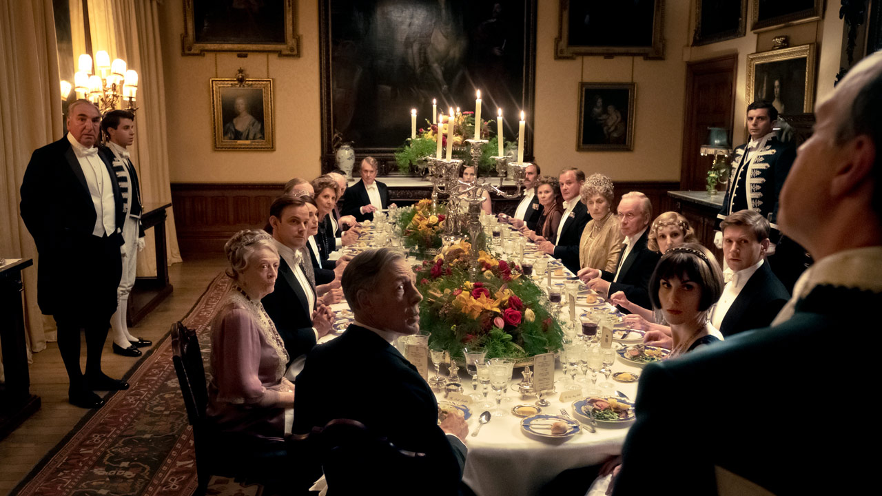 Downton Abbey : Foto Imelda Staunton, Simon Jones, Jim Carter, Michelle Dockery, Hugh Bonneville, Laura Carmichael, Maggie Smith, Kate Phillips