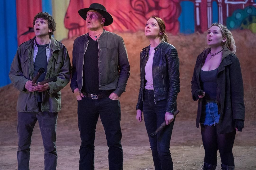 Zombieland: Tiro de gracia : Foto Jesse Eisenberg, Emma Stone, Woody Harrelson, Abigail Breslin