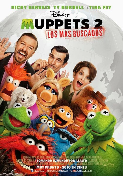 Muppets 2: Los más buscados : Póster