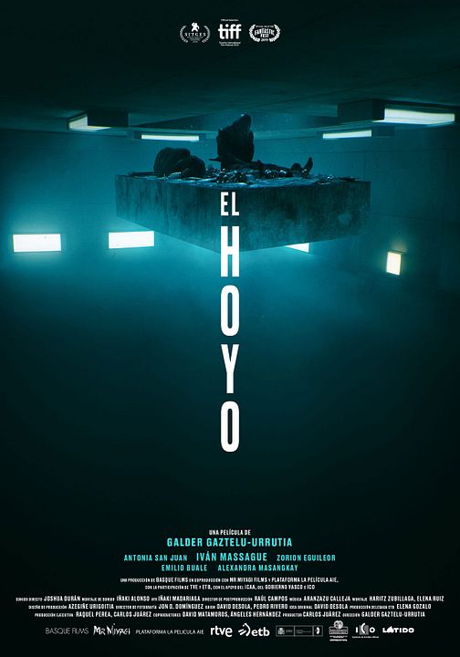 El hoyo : Póster